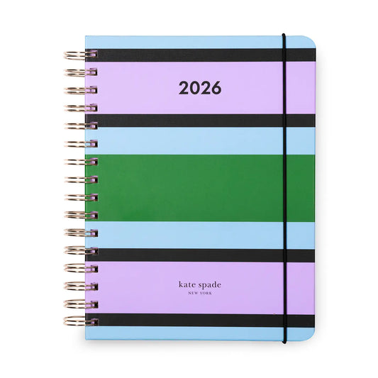 12 Month Large Planner, Downtown Stripe