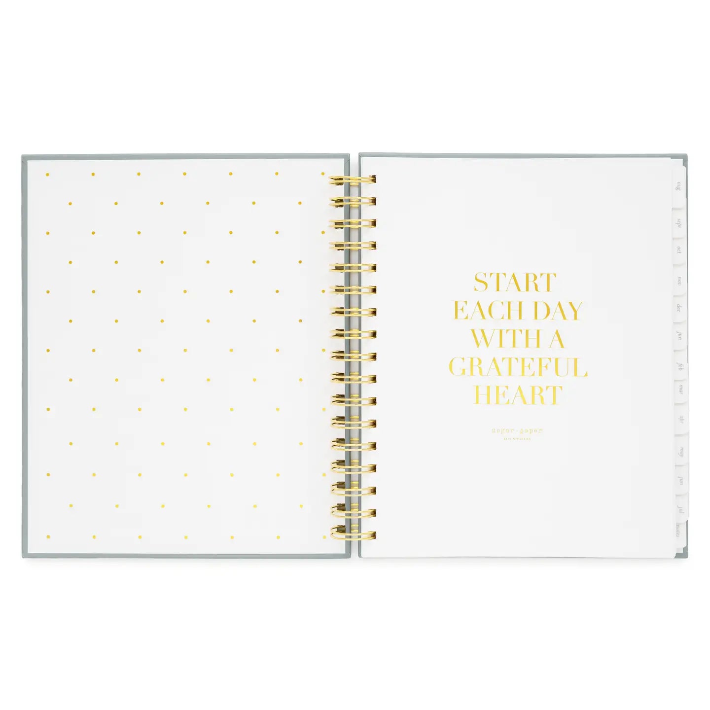 2025-2026 Dusty Blue Spiral Academic Planner