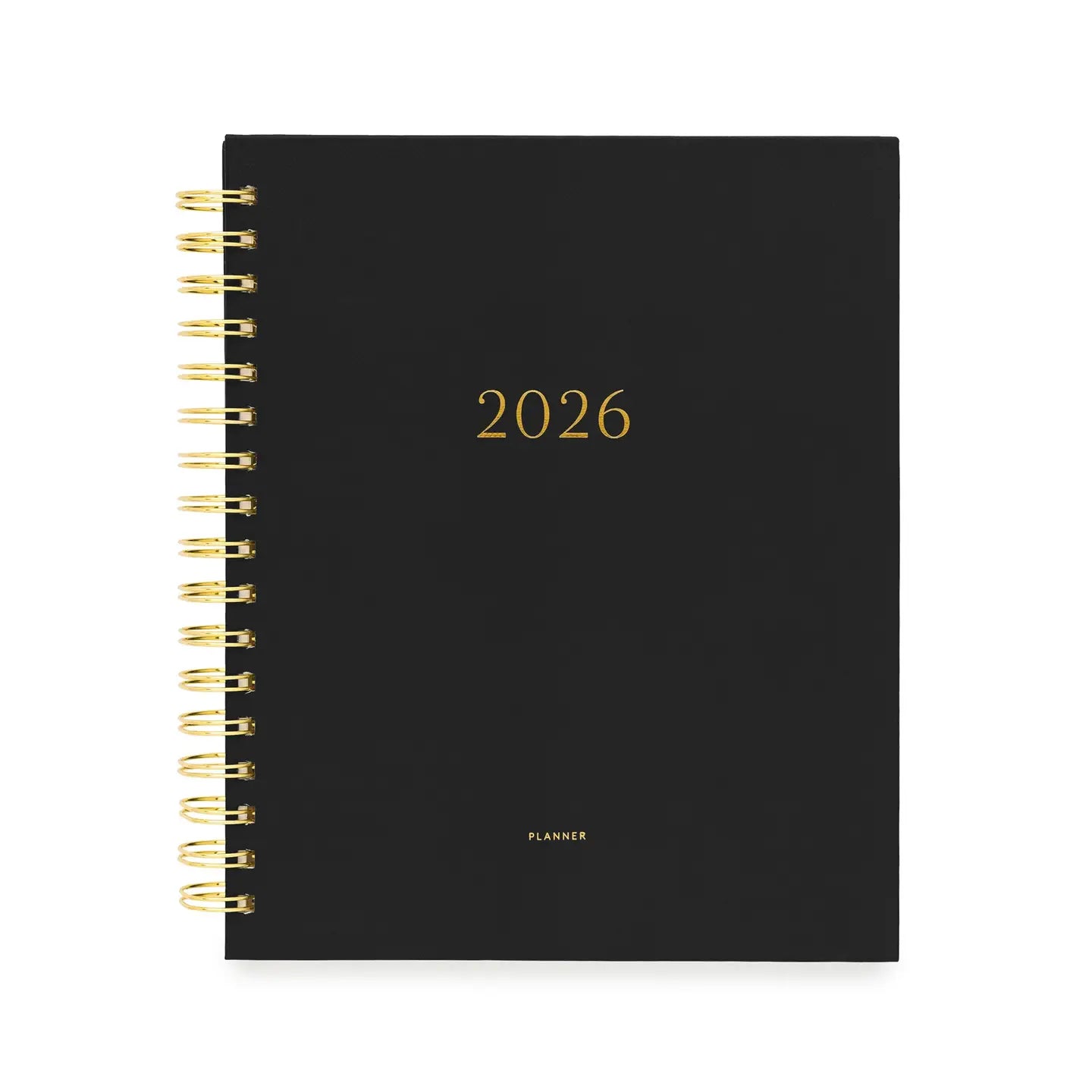 2026 Black Signature Spiral Planner