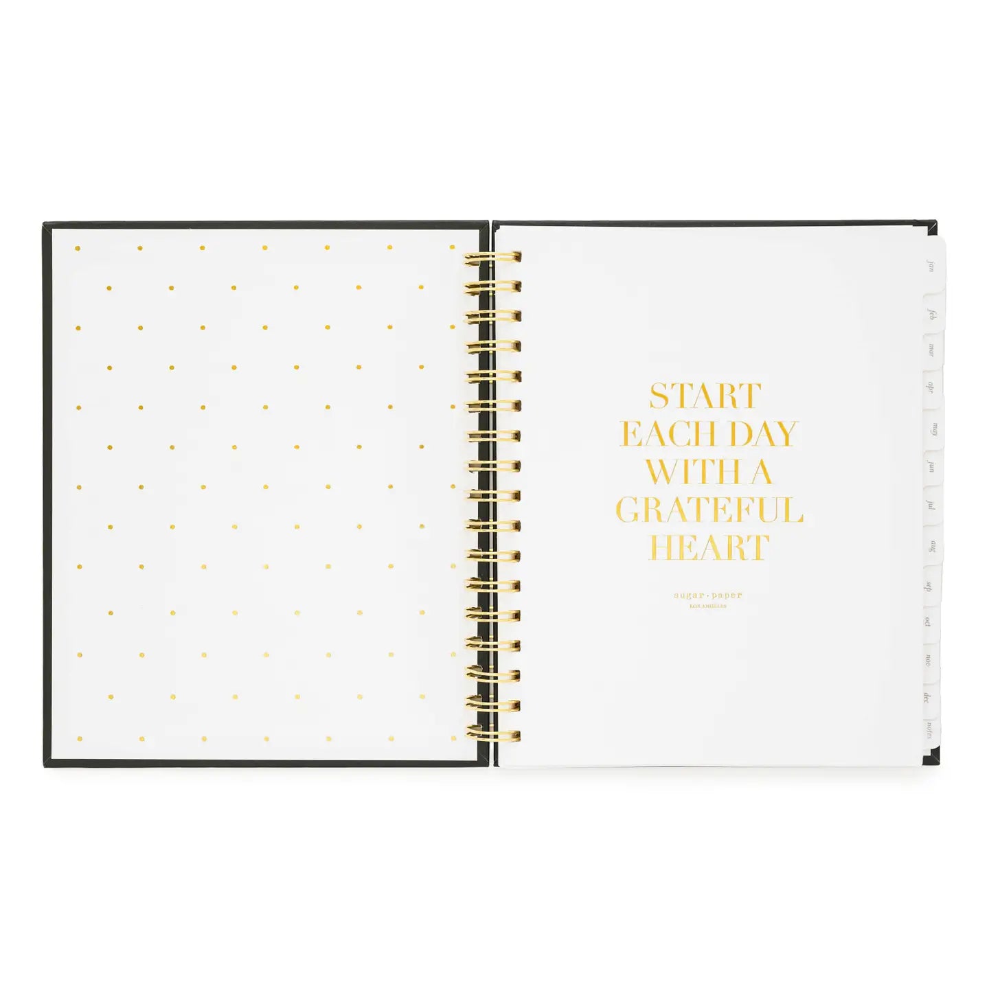 2026 Black Signature Spiral Planner