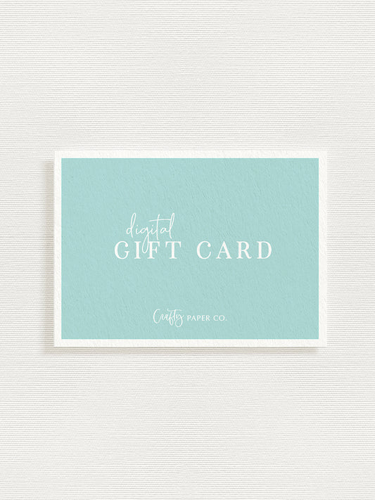 Crafty Paper Co. Digital Gift Card